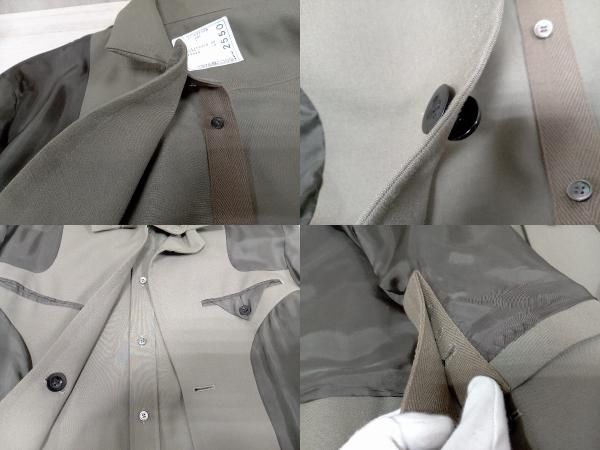 sacai 21SS 21-02550M Suiting Jacket ドッキングレイヤードシャツジャケット サイズ1(S) サカイ カーキ オリーブ デザイナーズ