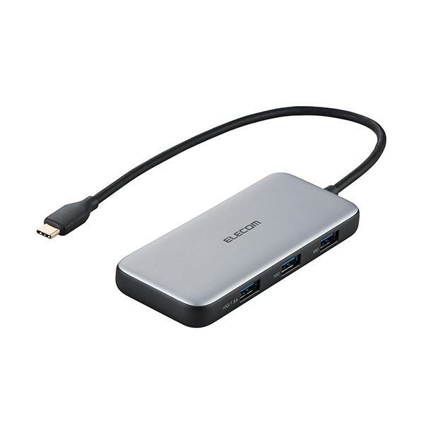 エレコム USBType-Cデータポート 4K 60Hz対応ドッキングステーション シルバー DST-C26SV 1個