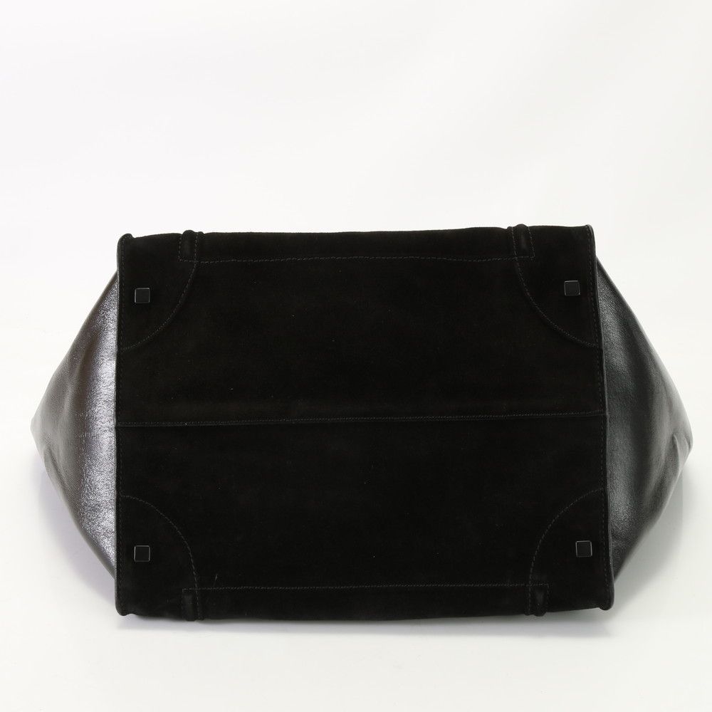 美品 セリーヌ ラゲージ ファントム ショッパー レザー トート バッグ