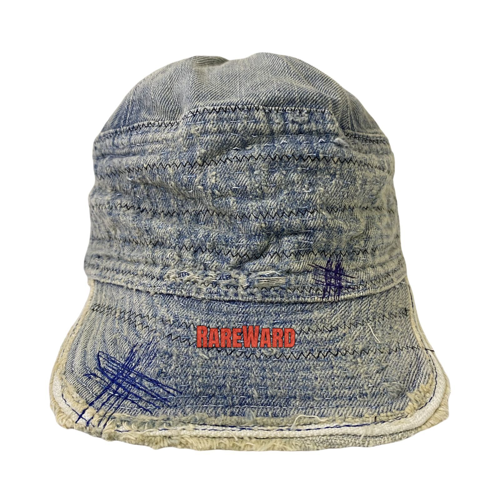 KAPITAL キャピタル クラッシュ加工 老人と海 デニムキャップ