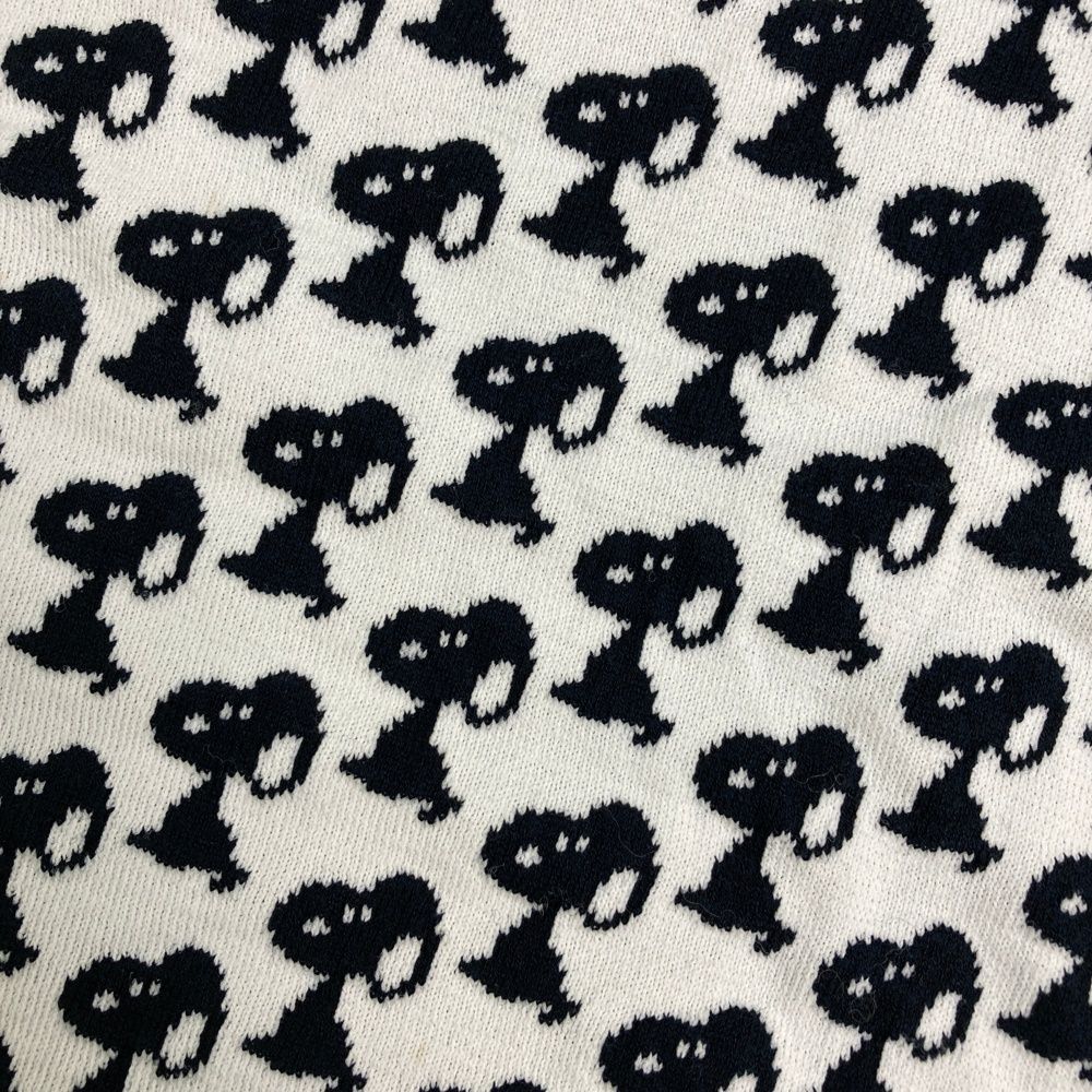 サイズ：4 PEARLY GATES パーリーゲイツ ×PEANUTS ウール混 ニット