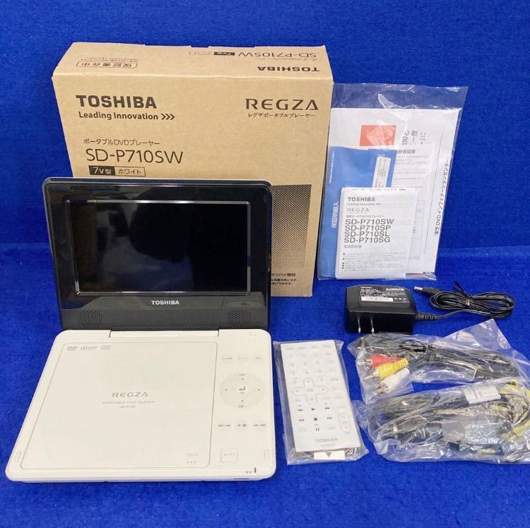 東芝 7型ポータブルDVDプレーヤーグリーンCPRM対応 SD-P710SG - テレビ ...