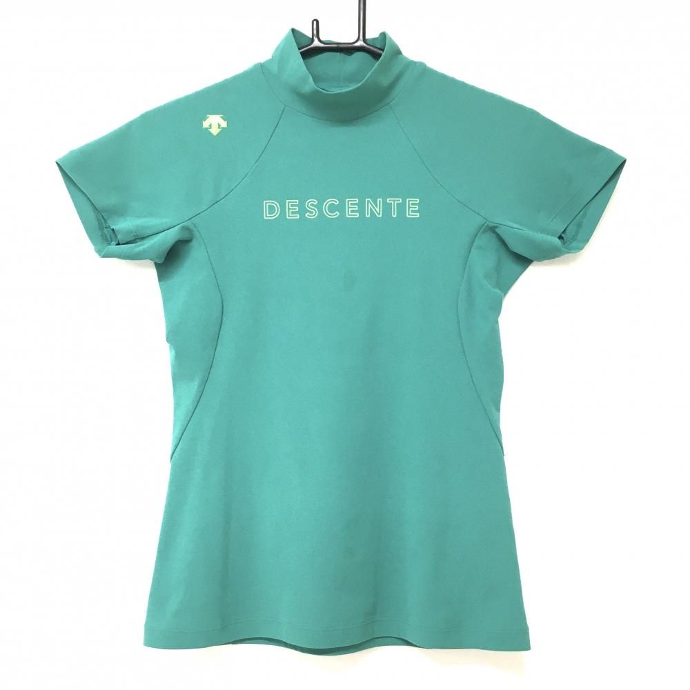 DESCENTE GOLF タートルネックシャツ 水色 DESCENTE ゴルフ用ハイネックシャツ S 水色 美品 美品】デサントゴルフ