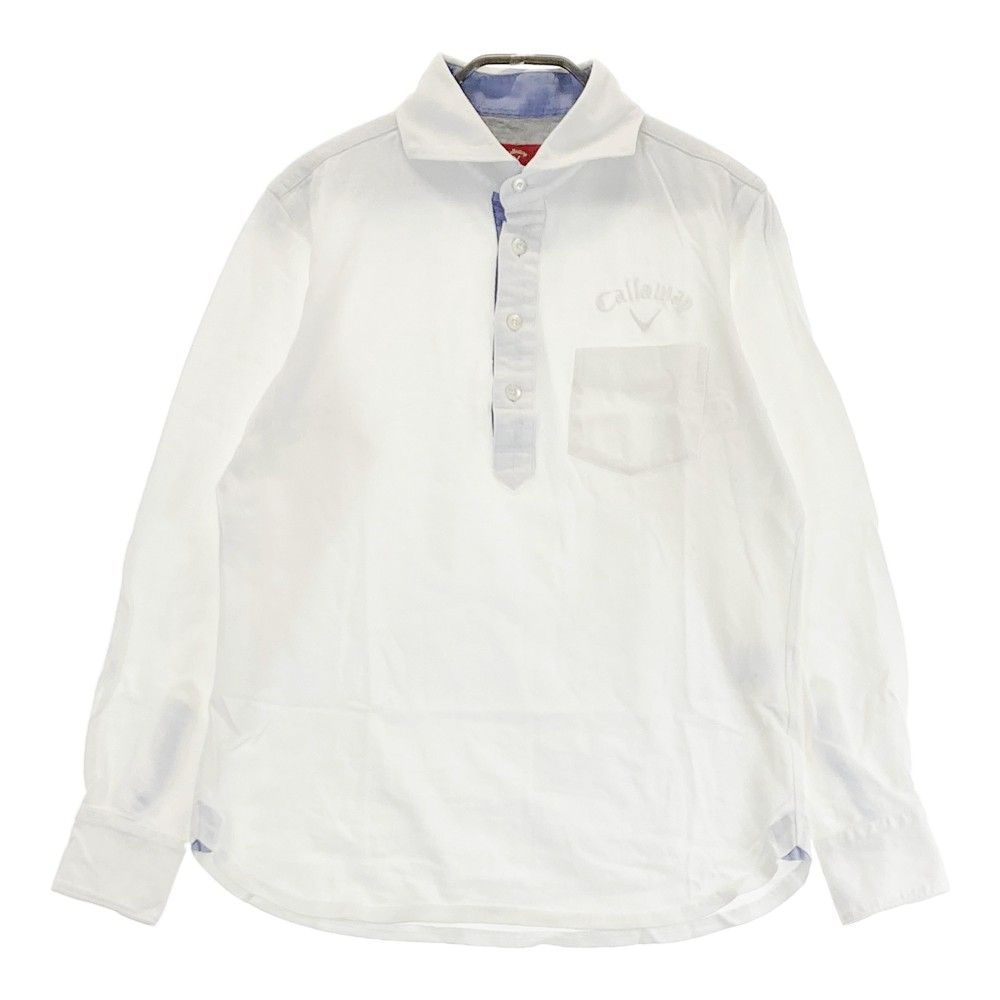 サイズ：L CALLAWAY キャロウェイ レッドレーベル 長袖ポロシャツ