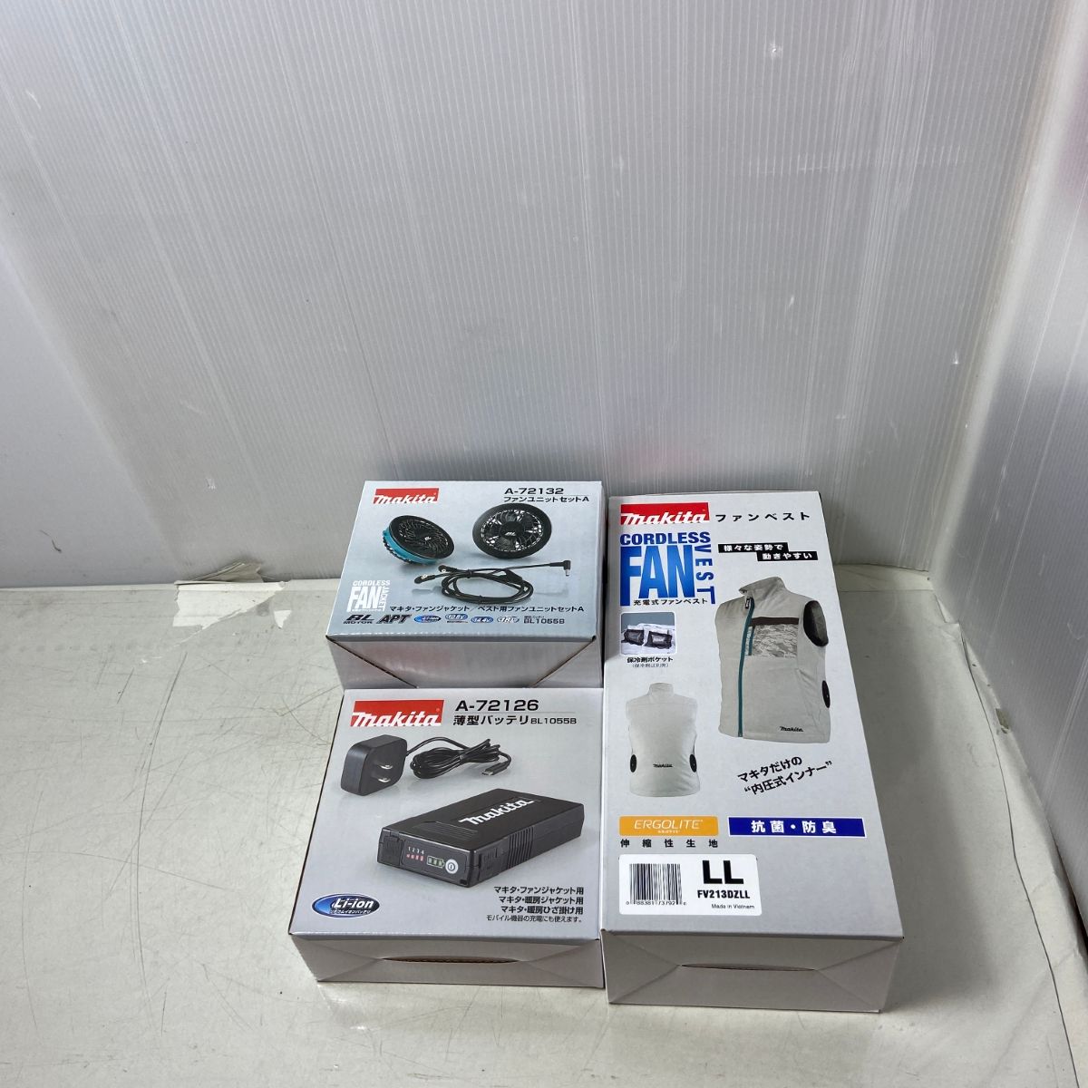 makita 充電式ファンベスト バッテリ ファンユニットセット