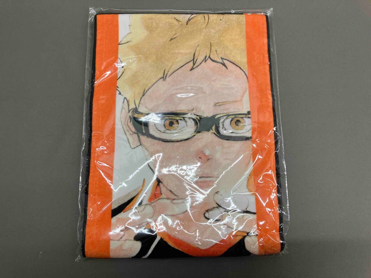 未開封品】ハイキュー フルカラーマフラータオル 月島蛍 原作イラスト