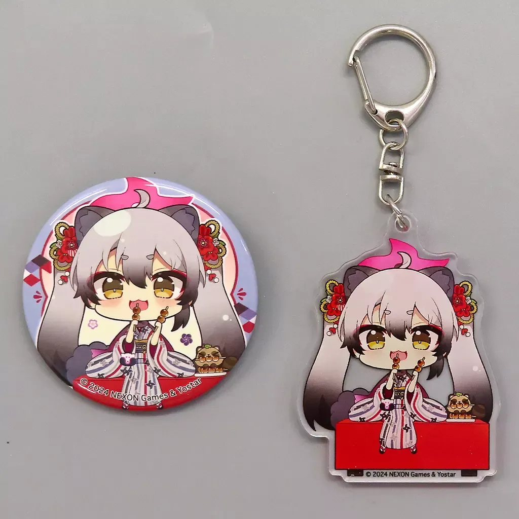 韓国　AGF　限定 ブルアカ 千鳥ミチル アクリルスタンド&バッジセット 0502182427_66335bcba979d.jpg