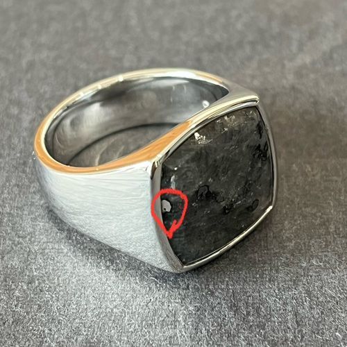 TOMWOOD larvikite 58 超人気サイズ TOMWOOD トムウッド Kay Ring Black Larvikite ケイ リング
