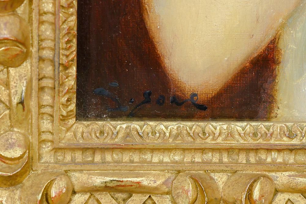 葡萄を抱く清らかな瞳の少女名画 〇日本芸術院会員