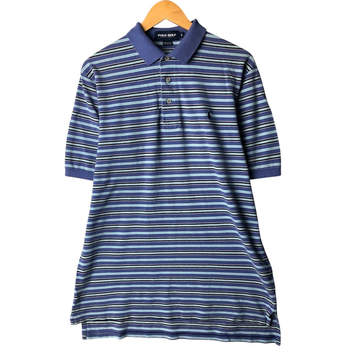 古着 ラルフローレン Ralph Lauren POLO by Ralph Lauren 半袖 ボーダー ポロシャツ メンズM相当 /eaa554843 Ralph Lauren - 古着 ラルフローレン Ralph Lauren POLO by