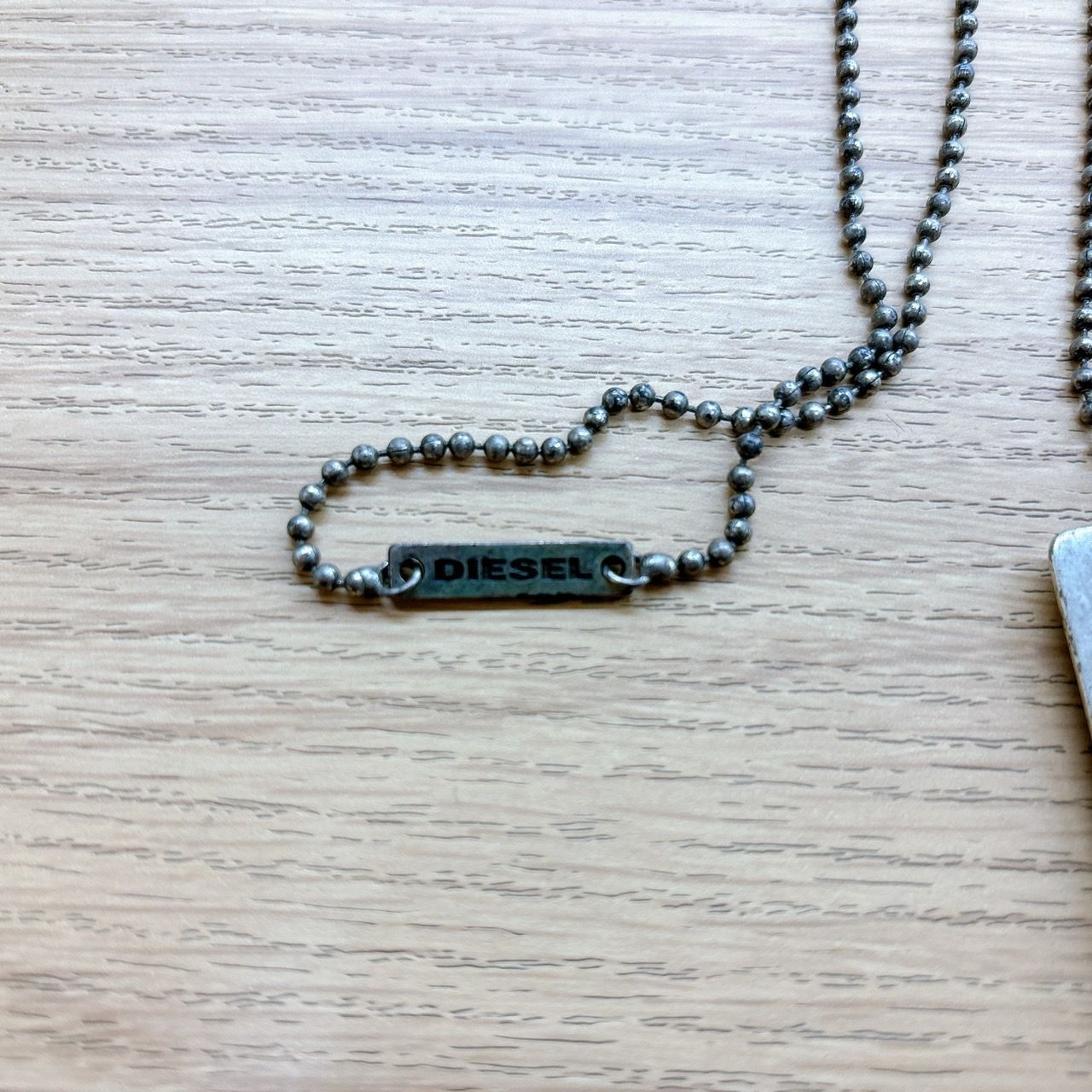 ディーゼル ドッグタグ ネックレス SID - メルカリ