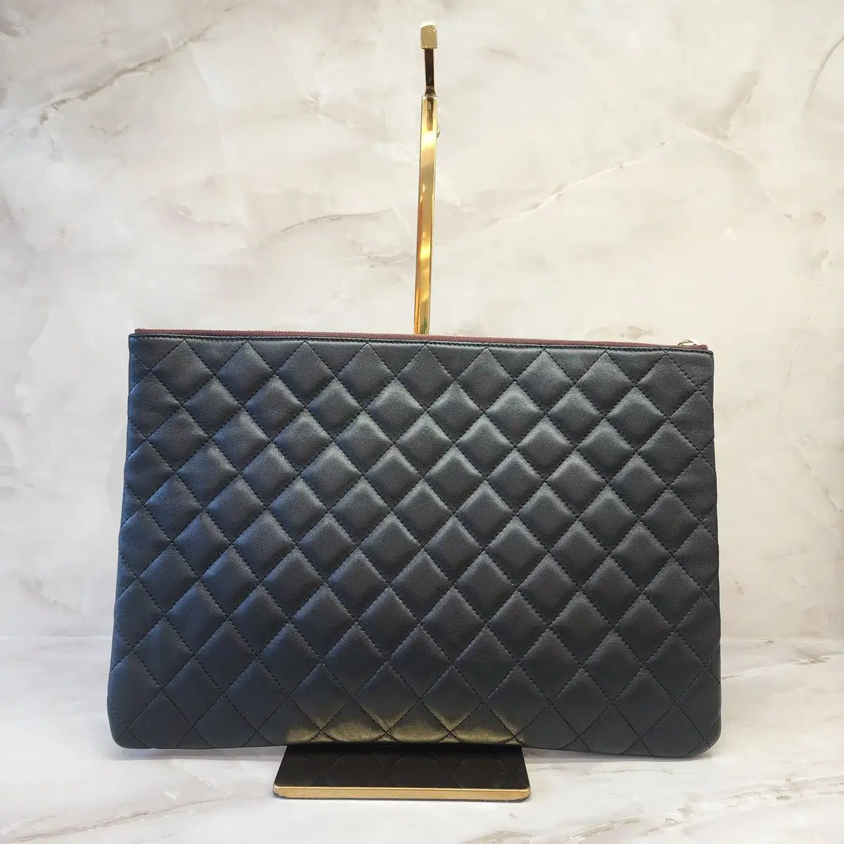 Chanel シャネル 美しさ CC ロゴ ラージ クラッチ