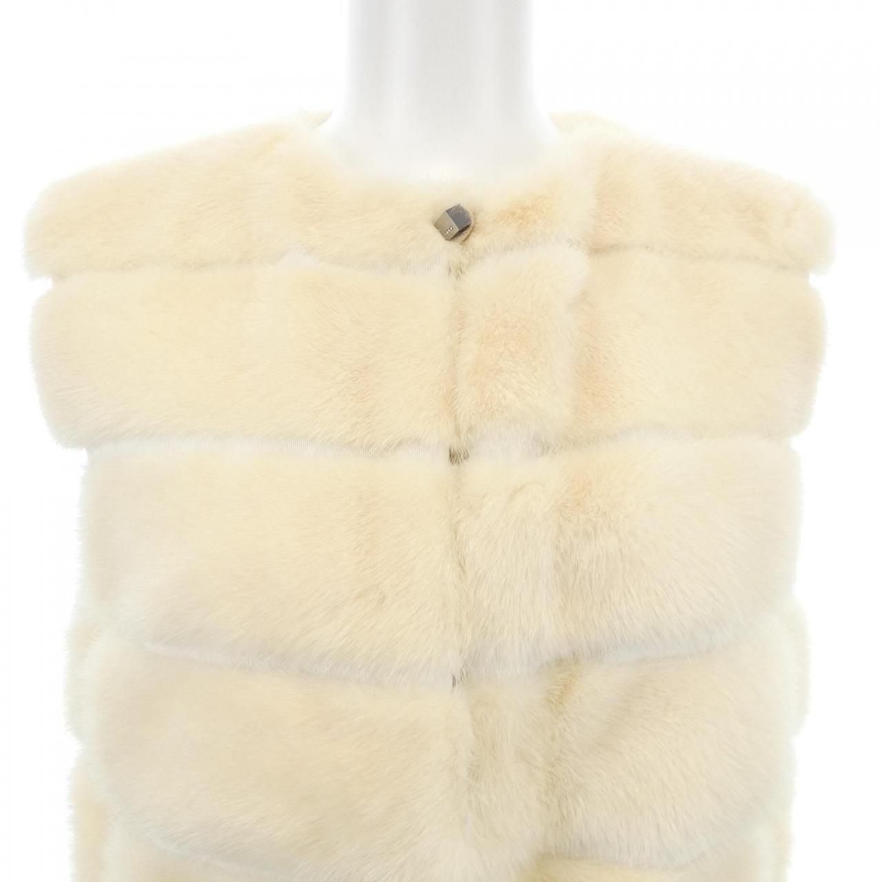 FENDI フェンディミンク レザー 6WAY リバーシブル フード付き