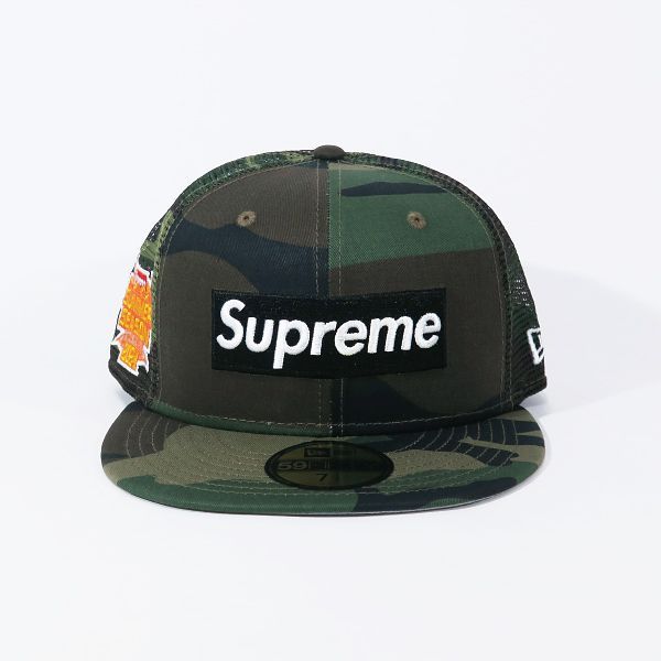 美品 SUPREME シュプリーム 24SS BOX LOGO MESH BACK NEW ERA