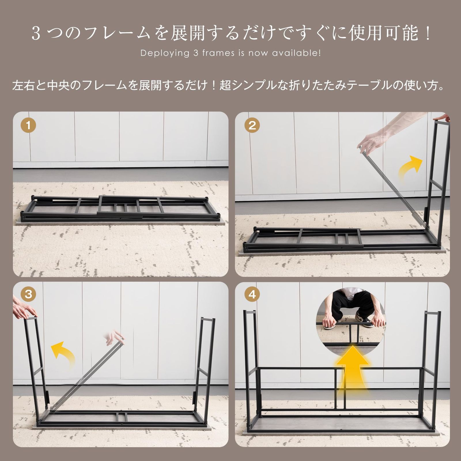 PC ゲーム 勉強机 学習 オフィス 木製 書斎 ワーク ゲーミングテーブル シンプル デスク 折りたたみ しっかりした構造 完成品 幅120cm おしゃれ パソコンデスク パソコンデスク 広々 ナチュラル OSJ WWW_SUPERTOOLSSHOP_NL