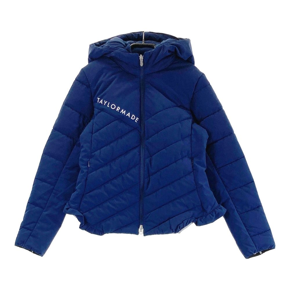 サイズ M TAYLOR MADE テーラーメイド フード付 中綿ジャケット ネイビー系 240101386671 ゴルフウェア レディース ストスト