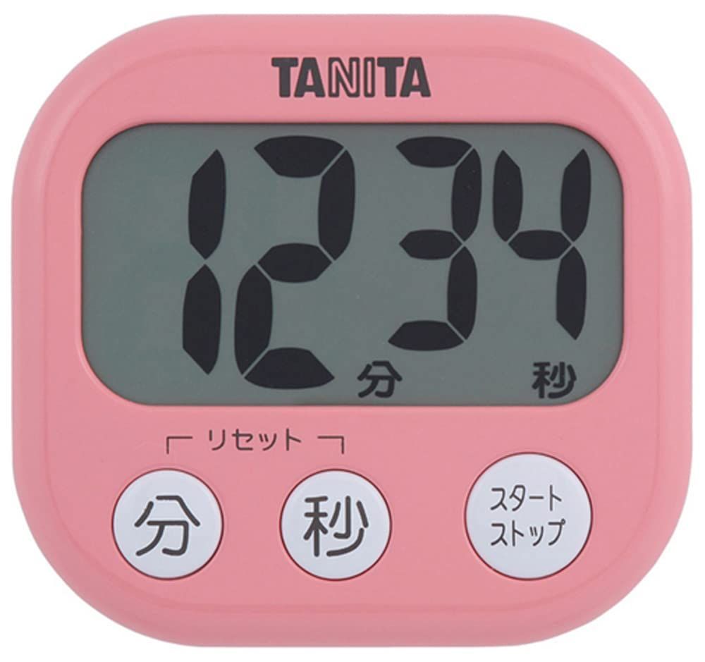 数量 TD-384 PK ピンク 100分 大音量 大画面 マグネット付き でか見えタイマー タイマー 学習 勉強 キッチン タニタ