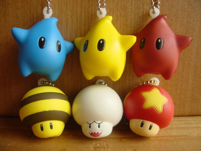 ♯Eev20FAマリオギャラクシーふにゅふにゅマスコット3全9種