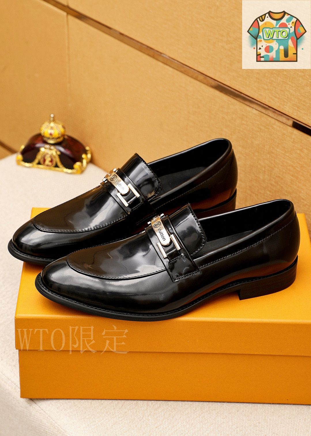 LOUIS VUITTON ルイ・ヴィトン カジュアルレザーシューズ27-1