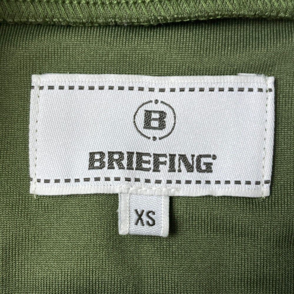サイズ：XS BRIEFING GOLF ブリーフィング  モックネック 長袖Tシャツ  グリーン系 [240101369234] ゴルフウェア レディース ストスト サイズ：XS BRIEFING GOLF ブリーフィング モックネック 長袖T