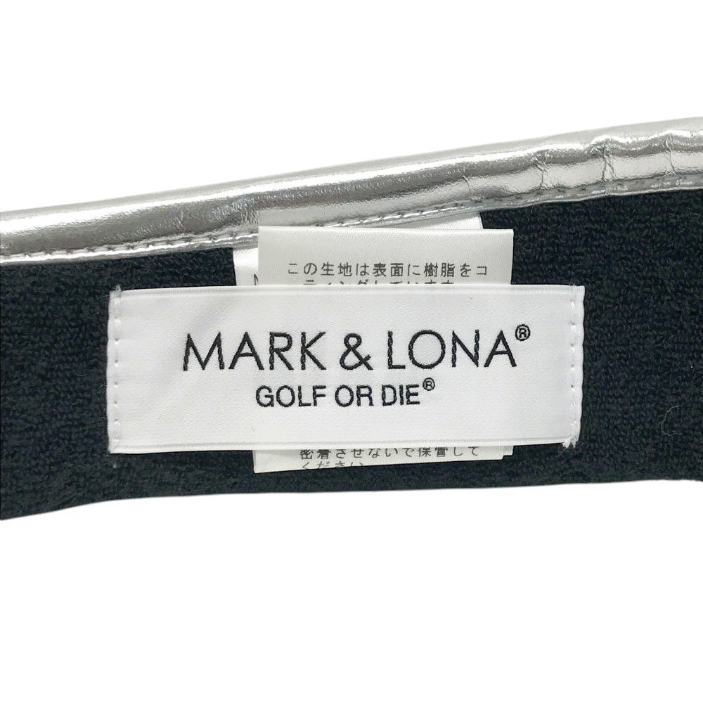 全商品業界最安値に挑戦！ MARK-LONA マークアンドロナ 2025年 サンバイザー ブラック系 240101466628 ゴルフウェア ストスト