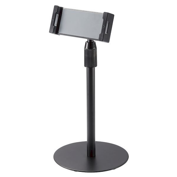 【新品・7営業日以内発送】エレコム ELECOM TB-DSCHARMFXBK タブレットスタンド スマホスタンド 卓上 固定 4．7～12．9インチ スマホ タブレット ブラック TBDSCHARMFXBK【沖縄離島販売不可】