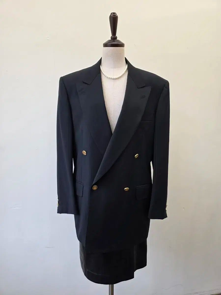 イタリア LANVIN LANVIN ランバン ゴールド ダブル ジャケット