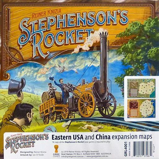 ボードゲーム スティーブンソンロケット 拡張セット アメリカ東部＆中国 Stephenson’s Rocket Eastern USA ＆ China