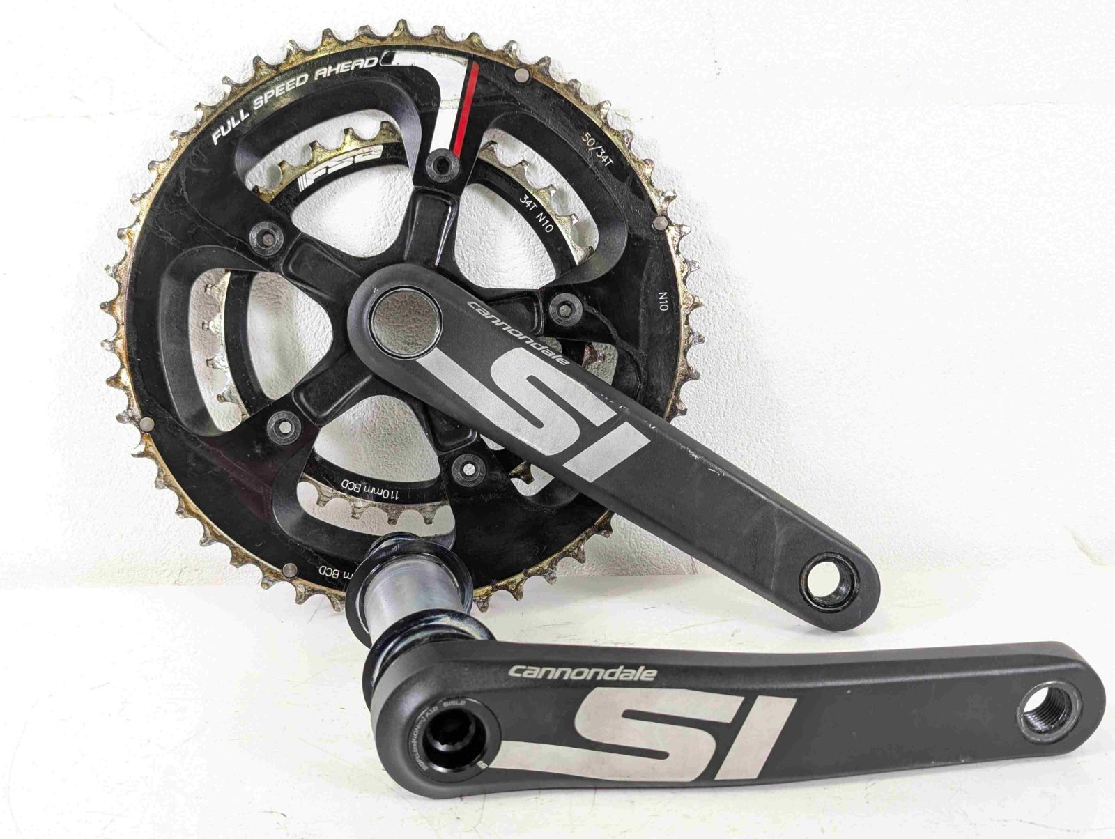 並品 Cannondale 50|34t 165mm クランク FC250516D