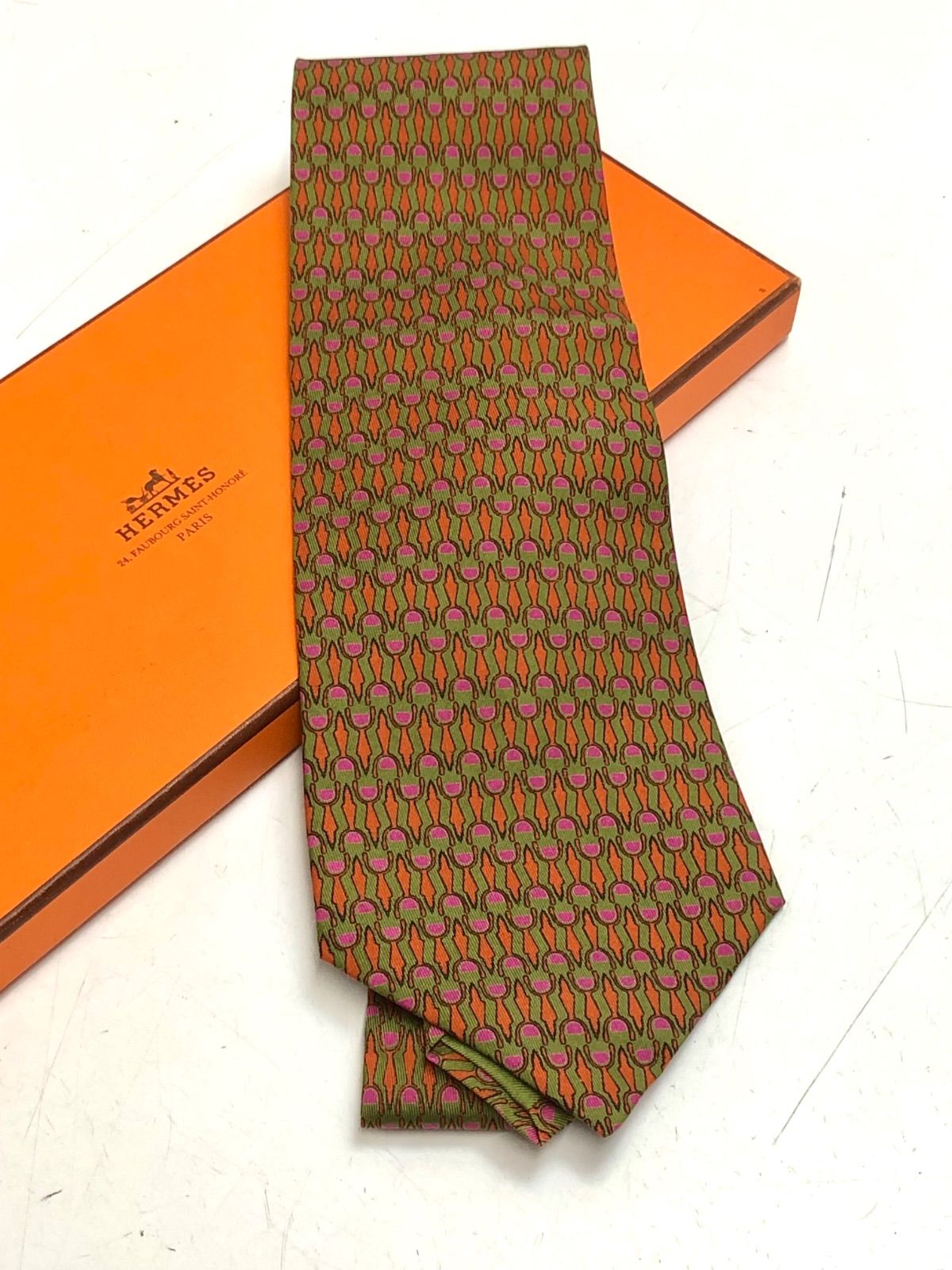 エルメス ヴィンテージ ネクタイ 箱付き HERMES 18699014 - メルカリ