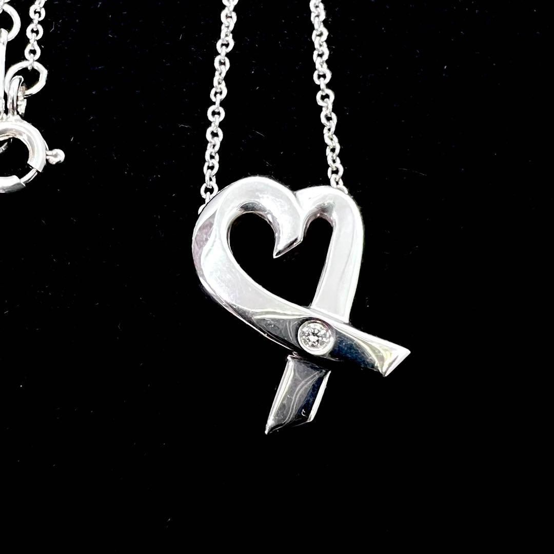美品☆Tiffany & Co. ティファニー ネックレス ラビングハート