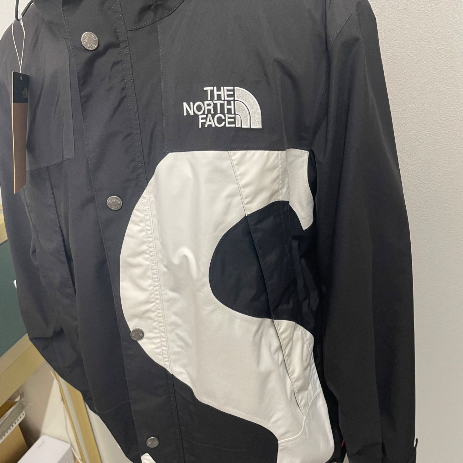 シュプリーム×ノースフェイス ロゴ マウンテンジャケット NP620021 Lサイズ A25-3033