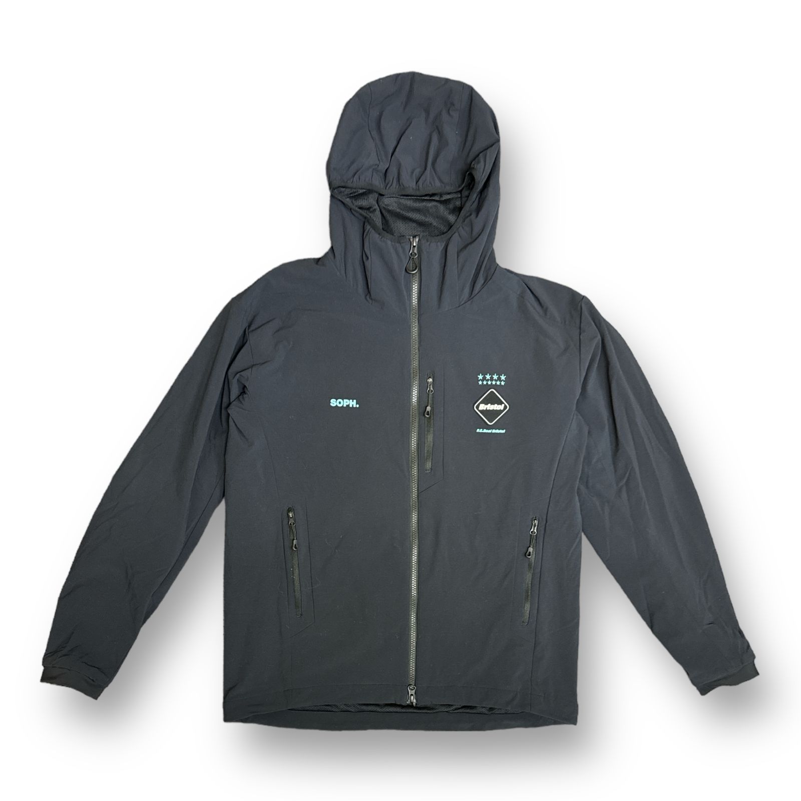 F.C.Real Bristol 21AW LYCRA HOODED BLOUSON FCRB-212055 ライクラ ジャージ フーディ パーカー  ブリストル L 52042A1