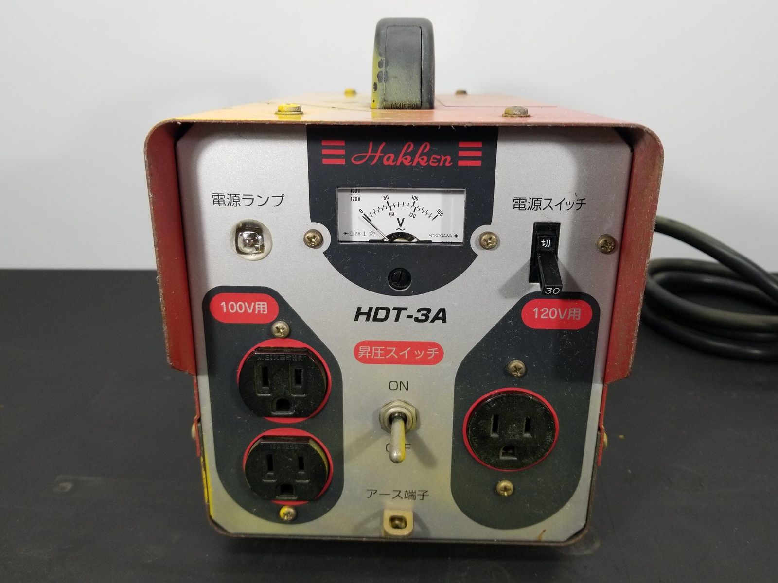 昇降圧兼用トランス 変圧器 HDT-3A ハッケン コンセック A4961G12 