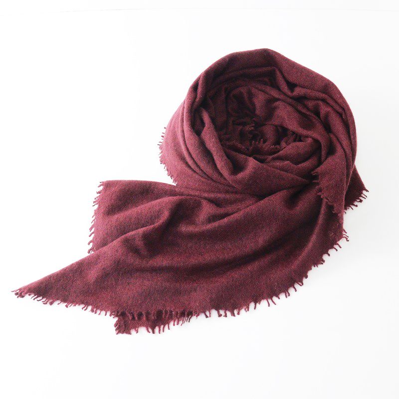 美品 近年 ジェーンカー JANE CARR カシミヤ100% 大判ストール