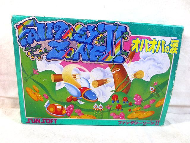 新品同様　サンソフト　FC　ファミコン　ファンタジーゾーンll　オパオパの涙 新品同様 サンソフト FC ファミコン ファンタジーゾーンll