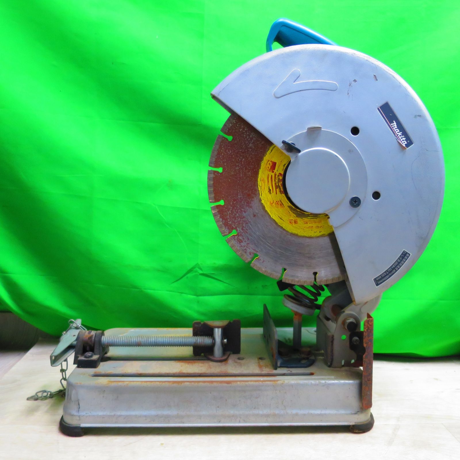 マキタ高速カッター 美品!! マキタ 355mm 高速切断機 砥石付 クイックバイス ガイド