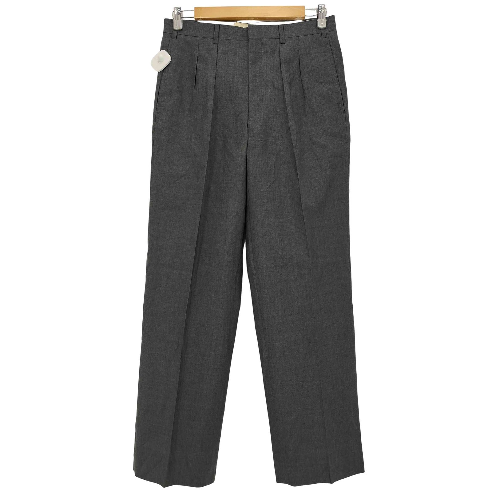 Burberrys' 麻100% ツータック　スラックス 4ad810bbc8a5937dcff4755b34bf55