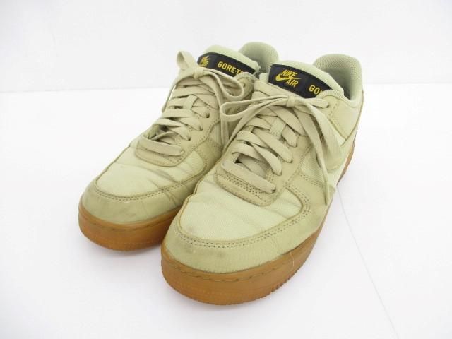 ナイキ NIKE エア フォース 1 ゴアテックス チーム ゴールド CK2630-700 25cm イエロー グリーン ユニセックス