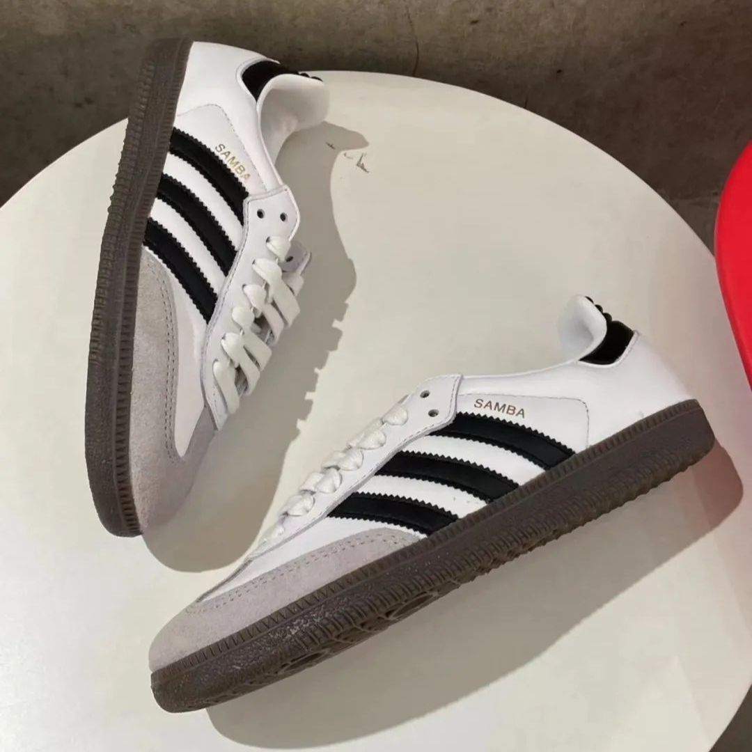 値下げします 新品未使用スニーカー男女兼用 並行輸入品 SAMBA OG アディダス サンバ ホワイト Adidas Originals Samba white FW2427 男女兼用