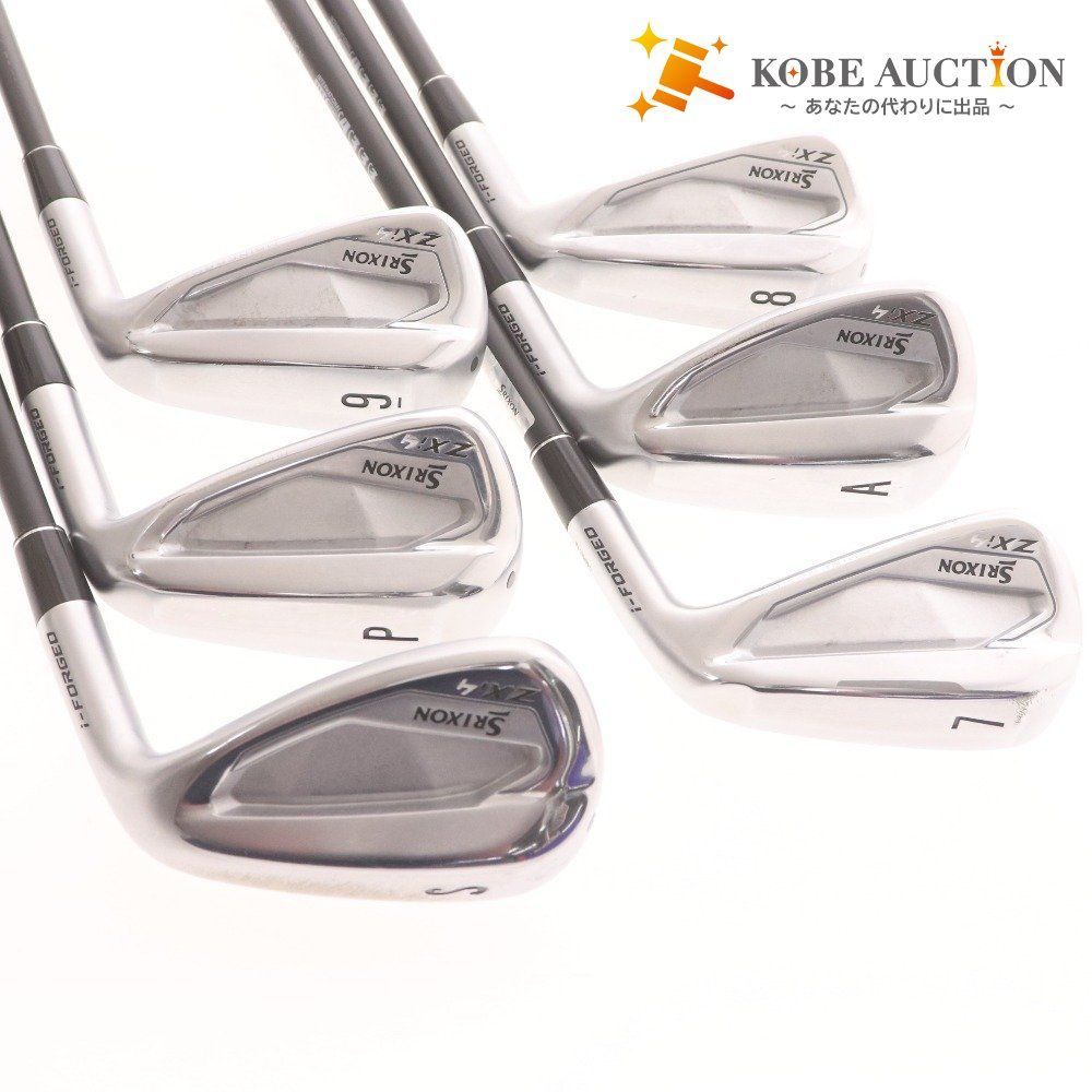 スリクソン アイアン ZXi4 70R 純正シャフト フレックス R ゴルフクラブ 6本セット