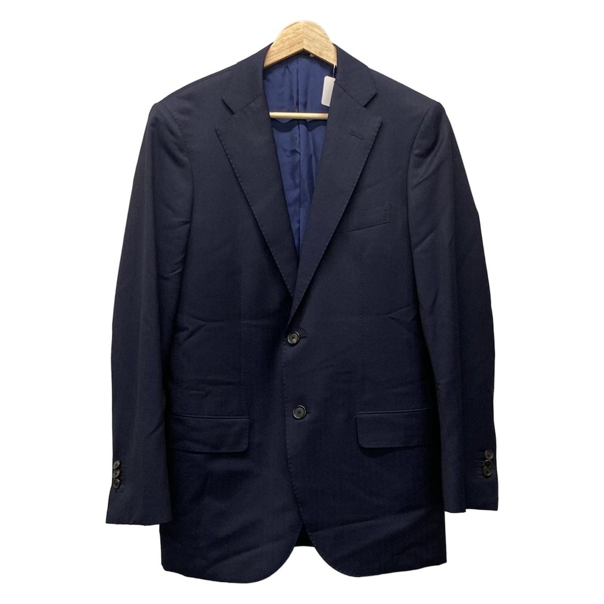 TOMORROWLAND トゥモローランド ジャケット サイズ44S メンズ - ダークネイビー 長袖|ストライプ|VITALE BARBERIS CANONICO|秋|冬