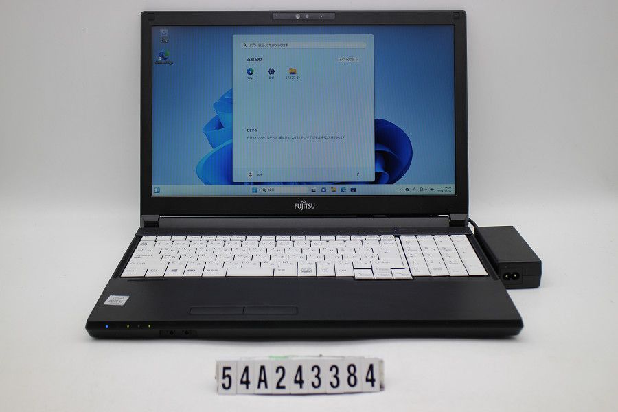 富士通 LIFEBOOK A5510/DX Core i3 10110U 2.1GHz/16GB/256GB(SSD)/DVD/15.6W/FWXGA(1366x768)/Win11 【54A243384】