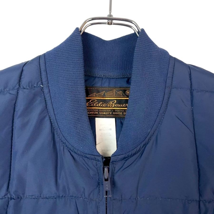 古着 80s Eddie Bauer コットン × ナイロン キルティング