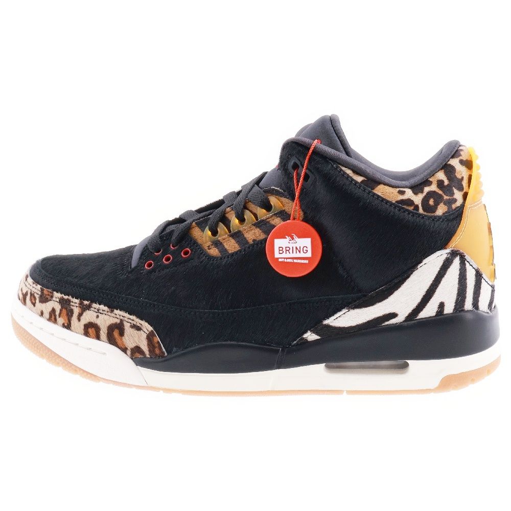 NIKE (ナイキ) AIR JORDAN 3 RETRO エアジョーダン3 レトロ SE アニマル インスティンクト/サファリ ミッドカットスニーカー US10/28cm CK4344-002