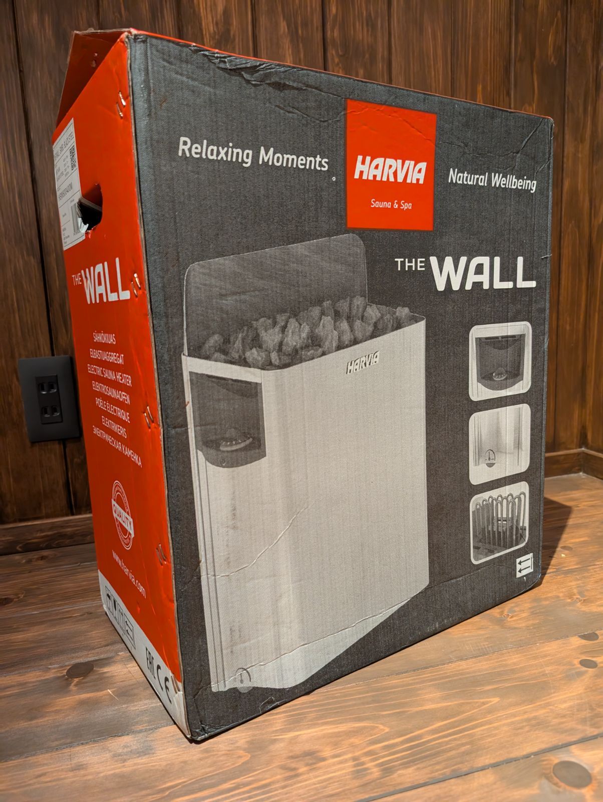 HARVIA THE.WALL60 ブラック　サウナストーブ　6kw230V HARVIA THE.WALL60 ブラック サウナストーブ 6kw230V - メルカリ