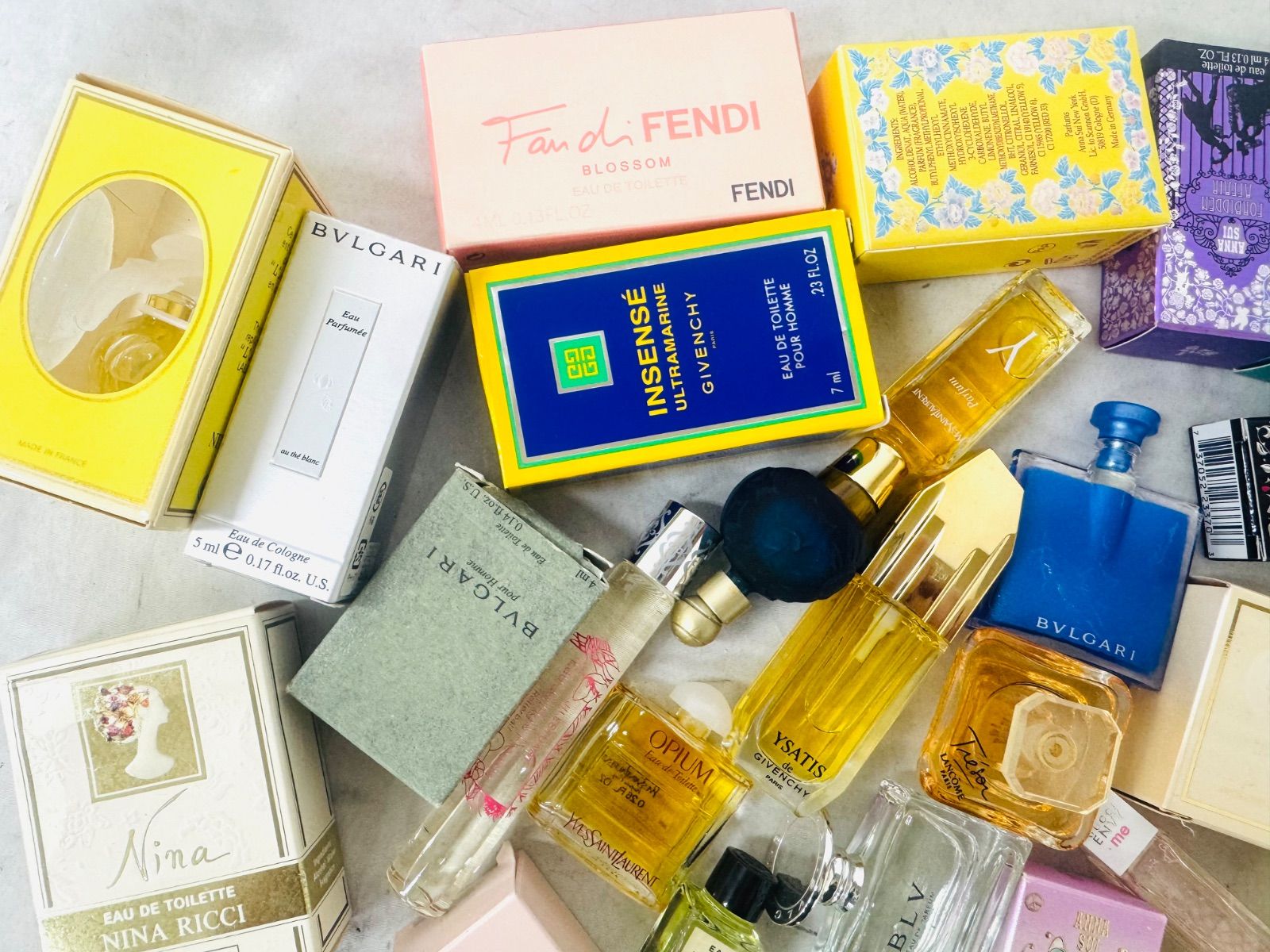 お買い得 ブランド 香水 大量セット CHANEL BVLGARI TIFFANY YSL