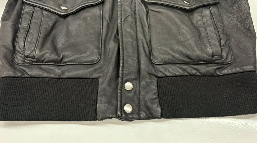 ●中古supreme 07AWジップアップレザーボンバージャケット ブラウンL Supreme - ○中古supreme 07AWジップアップレザーボンバー