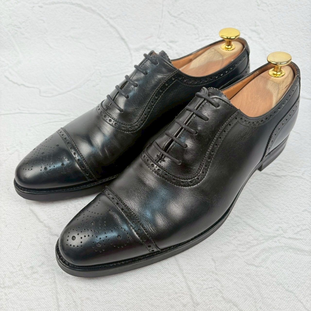 CROCKETT&JONES WELBECK サイズ:6E セミブローグ CROCKETT&JONES】クロケット&ジョーンズ ウェルベック