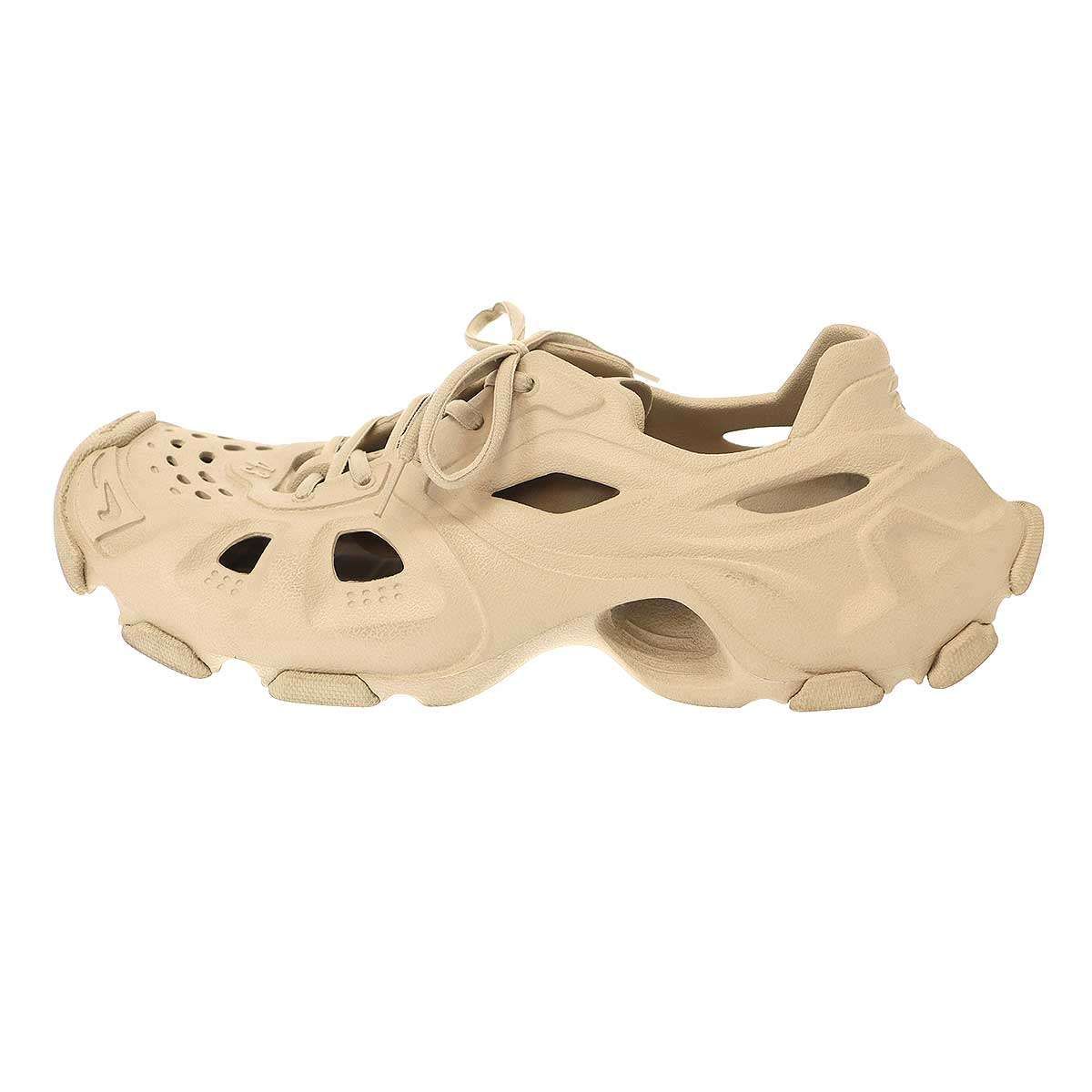 BALENCIAGA バレンシアガ クリアベージュ サンダル 43 BALENCIAGA バレンシアガ HD Lace-Up ラバースニーカーサンダル